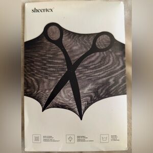 Sheertex Shaping Sheer Rip Resistant Tights | M | Black | New